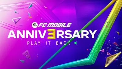 Official EA SPORTS FC Mobile third anniversary artwork